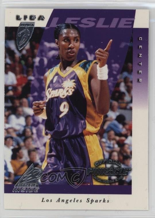 1997 Pinnacle Inside WNBA Lisa Leslie #1 Rookie RC HOF 5w7