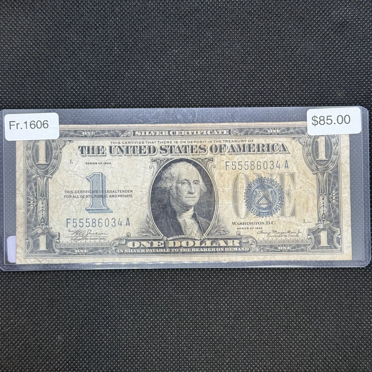 1934 One Dollar Silver Certificate for sale | eBay