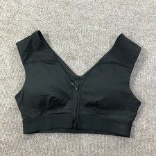 Tommie Copper Sports Bra Womens Medium Zip Front Znergy Athletic Gym Workout Bra