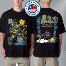 Billy Strings Europe Fall Tour 2025 Schedule Unisex Double Sided T-Shirt
