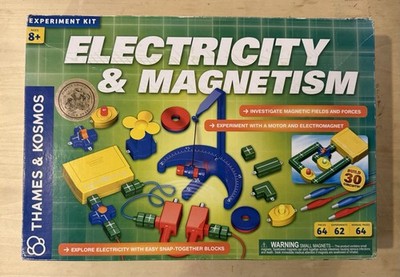 Thames & Kosmos Electricity & Magnetism Experiment Kit 64 Pcs COMPLETE Manual