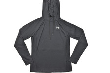 Under Armour HeatGear Mens Small Black Lightweight Loose Fit Performance Hoodie