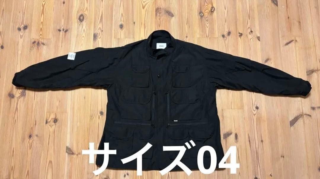 WTAPS Black Nylon Jacket X04 Multi-Pocket Waterpr… - image 1