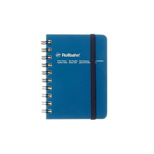 Delfonics Rollbahn Spiral Classic Notebooks: 3 in. x 4 in. Blue  mini-memo