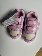 Peppa Pig Pink Pastel Coloured  Light Up Trainers Children’s Size Uk Size 6