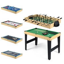 10-in-1 Combo Game Table Set 126CM Multi-Game Table with Foosball