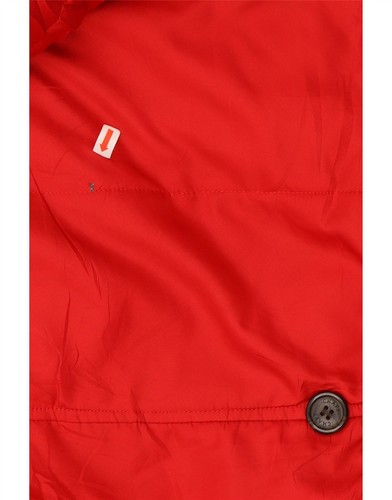 CHAPS Womens Hooded Padded Jacket UK 18 XL Red Polyester DF01 - Picture 3 of 5