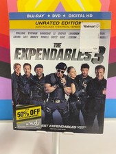 The Expendables 3 - Unrated Blu-ray/DVD/Digital, 2014, Widescreen NEW w/slipco