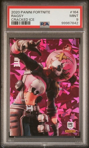 2020 Panini Fortnite Series 2 #164 RAGSY Cracked Ice PSA 9 Mint