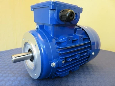 DWEMA Elektromotor Drehstrom 1,1kW S6 3000/min Welle 19mm 80 B14(120mm Flansch)