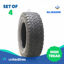 Set Of 4 Used Lt 26565r17 Bfgoodrich All-terrain Ta Ko2 120117s - 8.5-1032 Set Of 4 Used Lt 26565r17 Bfgoodrich All-terrain Ta Ko2 120117s - 8.5-1032