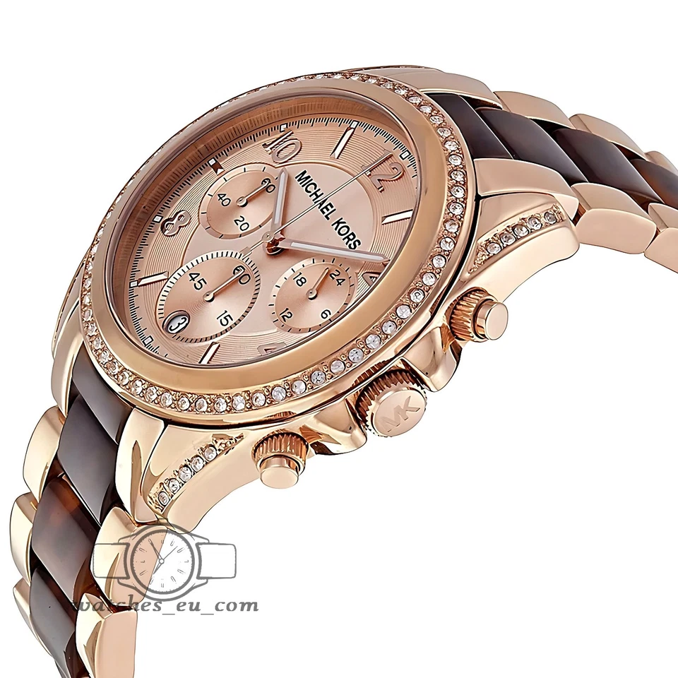 MICHAEL KORS BLAIR MK5859 ROSE GOLD DIAL TWO TONE STRAP BRAND NEW - SALE!!! - Image 3 of 4