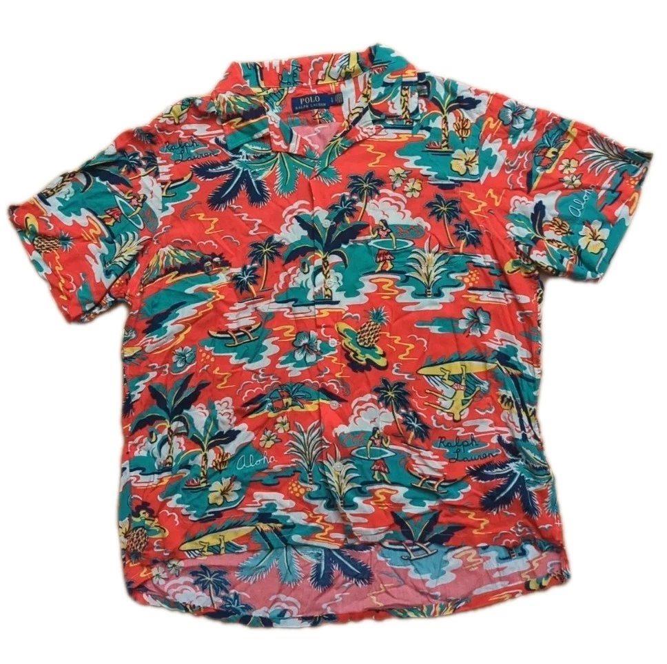 Polo Ralph Lauren Hawaiian Casual Button-Down Shirts for Men for