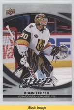2023-24 Upper Deck MVP Silver Script Robin Lehner #132 READ z6b