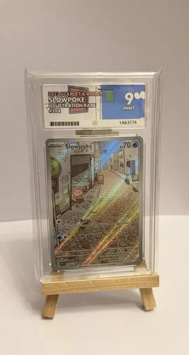 Slowpoke 204/198 Illustration Rare Scarlet Violet 2023 Ace 9