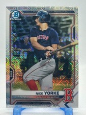 Nick Yorke 2021 Bowman Chrome Prospects Mojo Refractor #BCP-243 Boston Red Sox