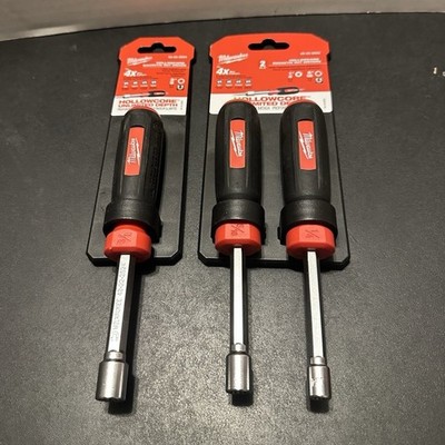 Milwaukee Hollowcore Magnetic Unlimited Depth Hex Nut Driver Set 3pc