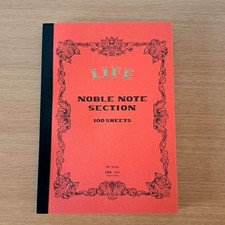 LIFE Notebook Noble Note Selection Grid B5 N32 100 Sheets Orange Made in Japan