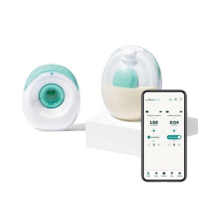 Willow Go  Hands Free Breast Pump  Wearable Breastfeeding Pump  Portable, Ele...
