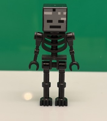 Lego Wither Skelett mit geraden Armen Minifigur aus dem zerstörten Portal
