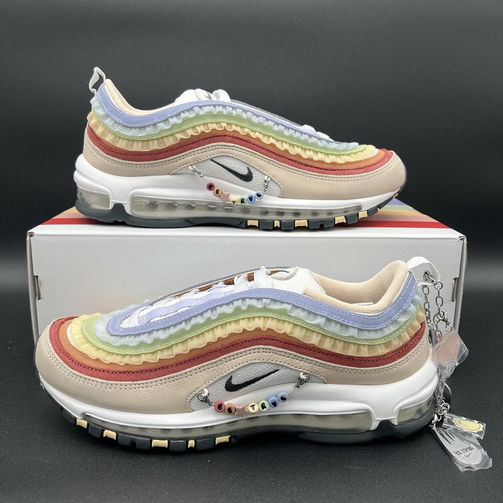 Nike Air Max 97 BT Mens Pink Oxford Anthracite Adobe FD8637 600 New