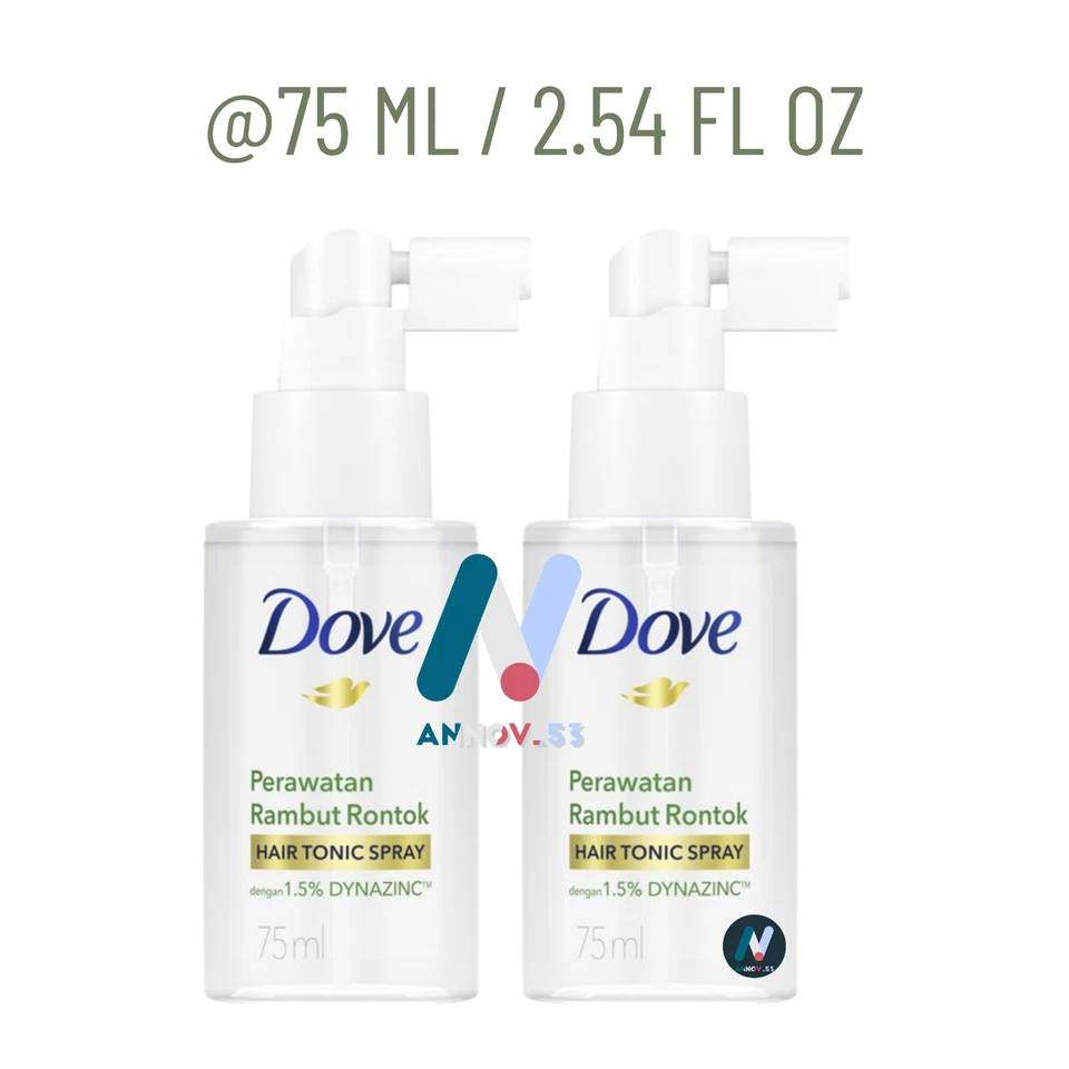 DOVE Hair Tonic Spray Grape Oil Hair Loss Regrowth Treatment Extra Strength 2X - Image 2 of 4