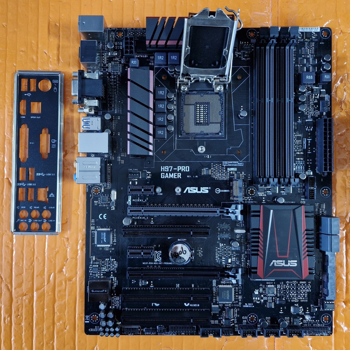 ANGELO GARBASUS - ASUS製　ATXマザーボード　H97-PRO GAMER　LGA1150 ASUS H97-PRO Gamer: LGA1150 H97 DDR3 ATX w/ IO-Shield | eBay