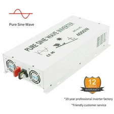 4000W Solar Power Inverter 24V DC to 120V AC Converter Pure Sine Wave Inverter