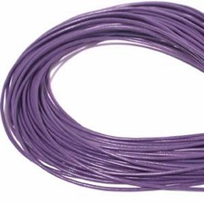 GENUINE GREEK LEATHER CORD for Friendship Bracelet Necklace 1,5 mm PURPLE 56 in