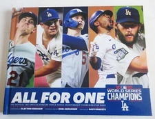 2020 All For One Los Angeles Dodgers World Series Commemorative Book 1st Print