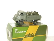 SOLIDO Camion unic SIMCA marmon CITERNE SPHERE militaire avec 2 anneaux + boite