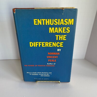   Enthusiasm Makes the Difference by Norman Vincent Peale 1967 Book Club Ed