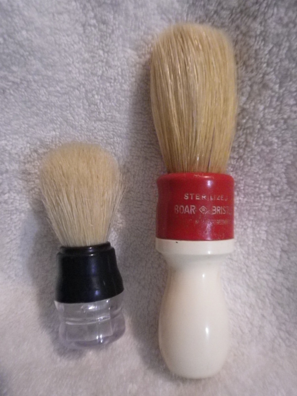 VTG Dubl Duck 4 Shaving Brush Guaranteed Vulcanized Boar Bristle West Germany +