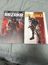 BRZRKR Comic # 1 #2 Lot 2021 BOOM KEANU Foil SCI-FI Book