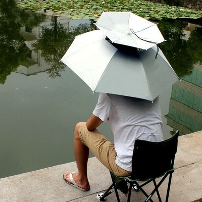 umbrella hat with fan