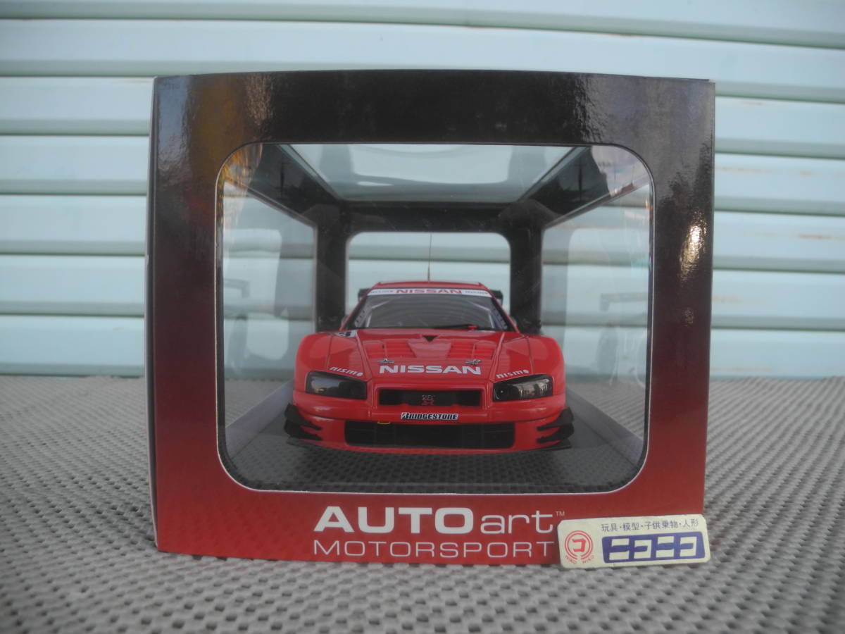 Autoart 1/18 Nissan Skyline GT-R R34 JGTC GT500 New unused