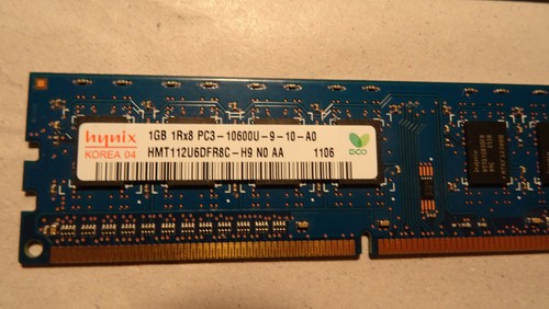 1GB PC3-10600U DDR3 RAM Hynix HMT112U6DFR8C-H9 N0 AA - Bild 2 von 2