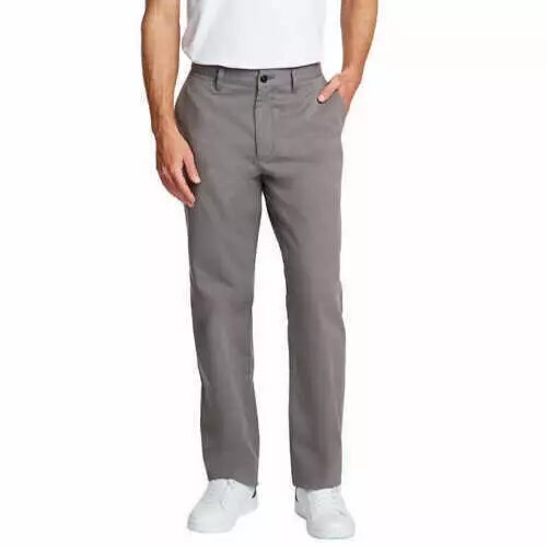 Nautica Men's Classic Fit Twill Flat Front Pant - Casual Office & Weekend Chinos - View #5
