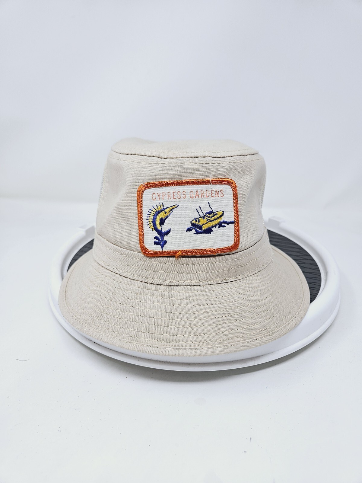 Vintage Cypress Gardens Bucket Hat 80s Good Used Condition FAST SHIPPING