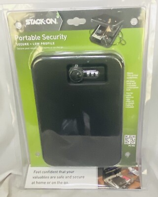 STACK-ON PORTABLE SECURITY CASE WITH COMBINATION LOCK ***NEW IN PACKAGE***