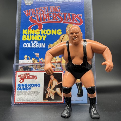 LJN WWF KING KONG BUNDY WWF WRESTLING NEAR MINT WI...