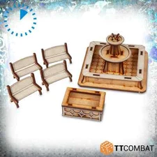 Scenics Tabletop Decor - City Streets - City Park Set - TTCombat