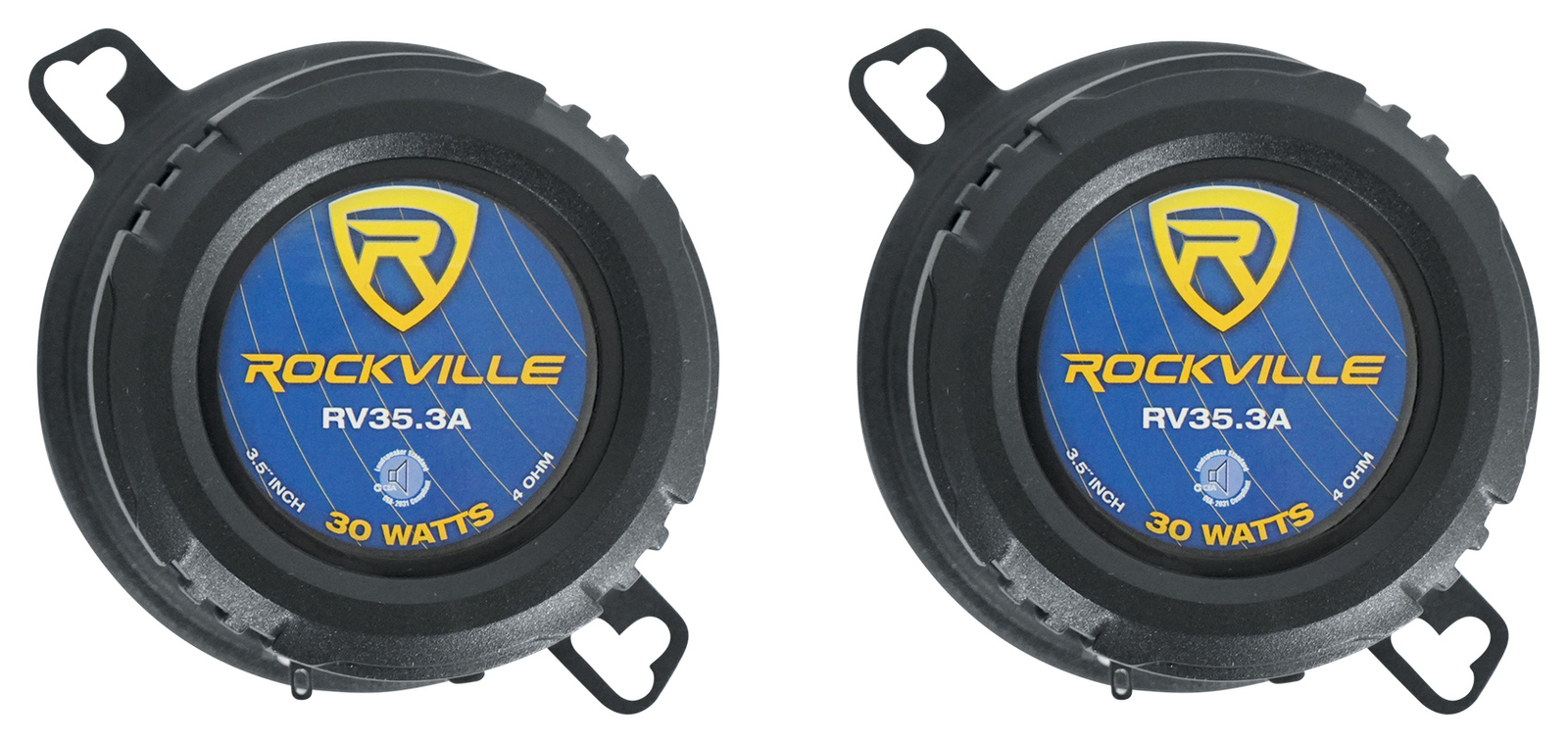 Пара автомобильных динамиков Rockville RV353A 35-полосных номинальная мощность 200 Вт60 Вт RMS CEA