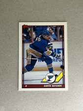 1991-92 Topps Garth Butcher St. Louis Blues #204
