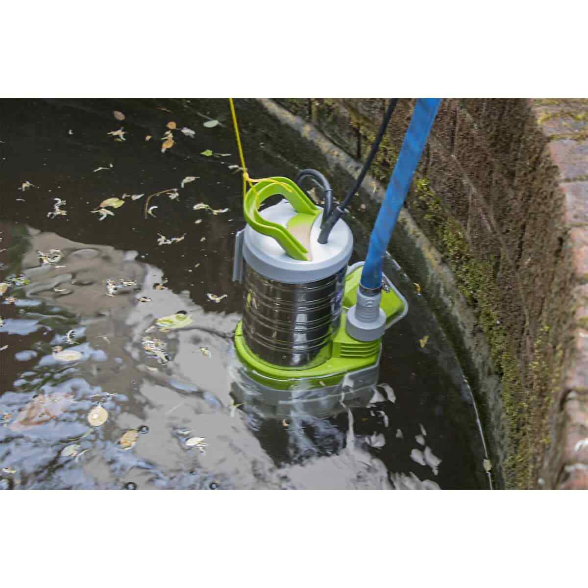 Sealey Submersible Stainless Water Pump Automatic Dirty Water 225L/min 230V G...