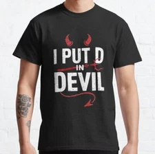 I Put D In Devil For Men, For Women, Funny Halloween Matching Couple Gift Classi