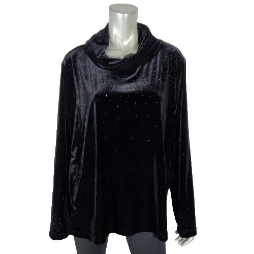 Poliéster Negro Jaclyn Smith Suéteres para mujer