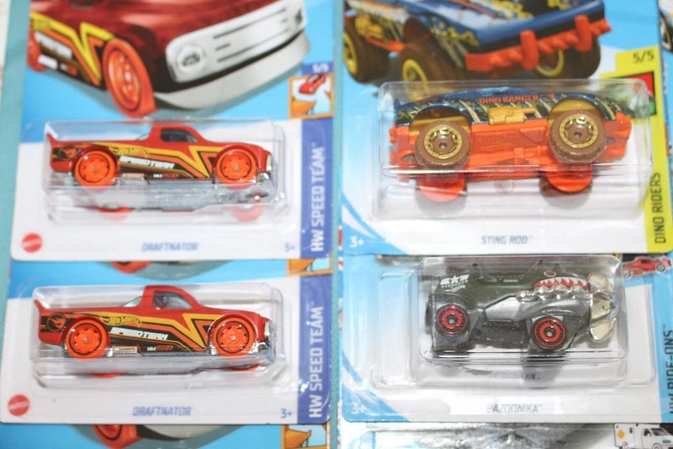 Lot of 16 TREASURE HUNT Hot Wheels SWAT Hummer '32 Ford '59 Impala - Sealed - Image 4 of 4
