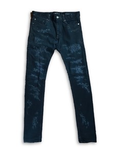 saint laurent bleached jeans