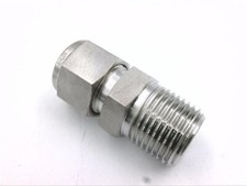 10 pack S-lok Male Connector Fitting 1/2” Tube x 1/2” MNPT Stainless SMC-8-8N-S6